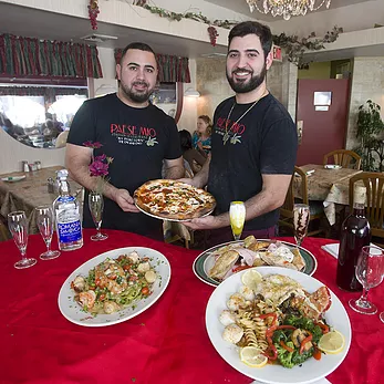 Paese Mio Picture of Brothers Holding Meals